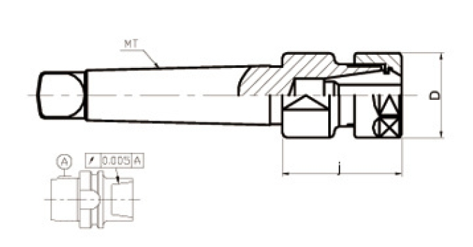 Патрон цанговый цилиндрический конус Морзе Evermore MTA2-ER16-40 заказать