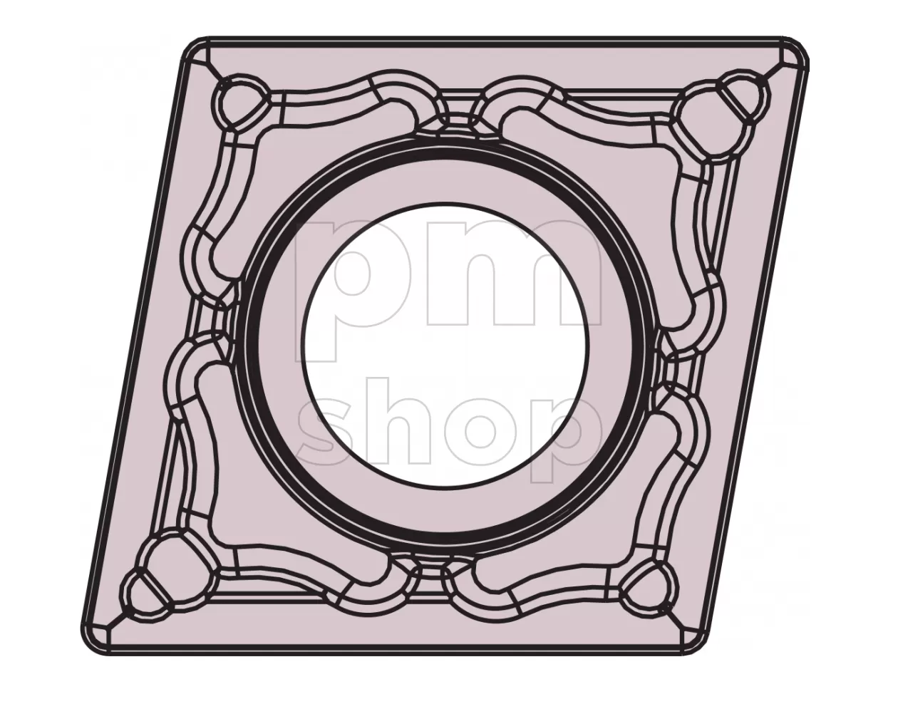 Токарная пластина Nikko Tools CCMT09T304-PFU заказать