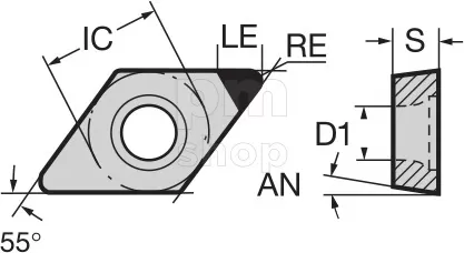 Токарная пластина Nikko Tools DCGT11T304 заказать