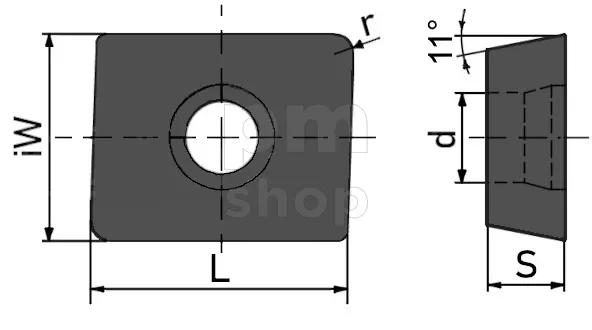 Фрезерная пластина APHX1504-HR5120 заказать