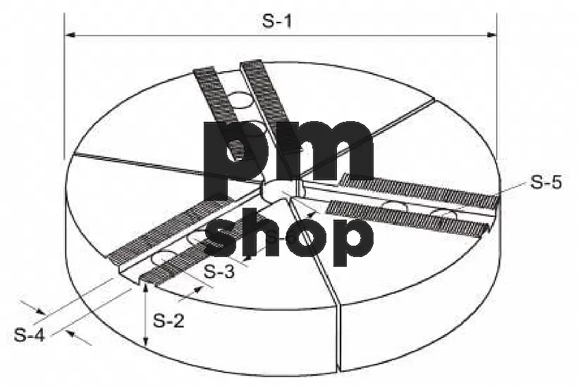 Комплект секторных кулачков FW-A10050 for 10'' Height 50 mm заказать