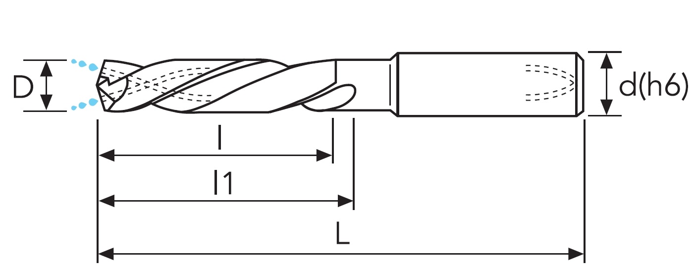 Сверло по металлу твердосплавное для станков ЧПУ OSAWA 355SUH 5D заказать