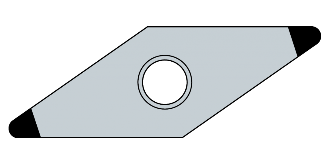 Токарная пластина из кубического нитрида бора Nikko Tools VCGW110304-2E-CC заказать
