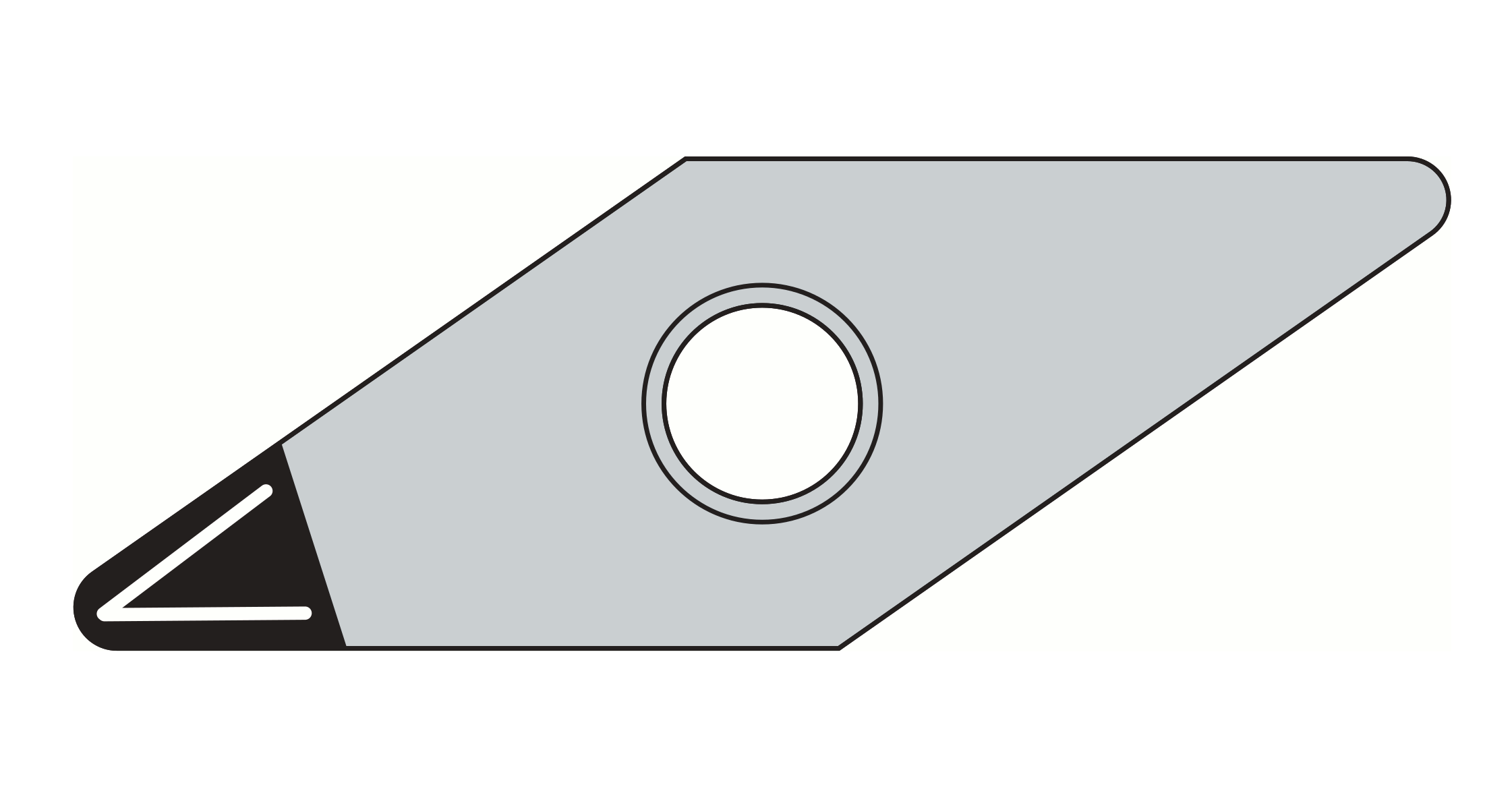 Токарная пластина с алмазной вставкой Nikko Tools VCGX160404-CBF заказать