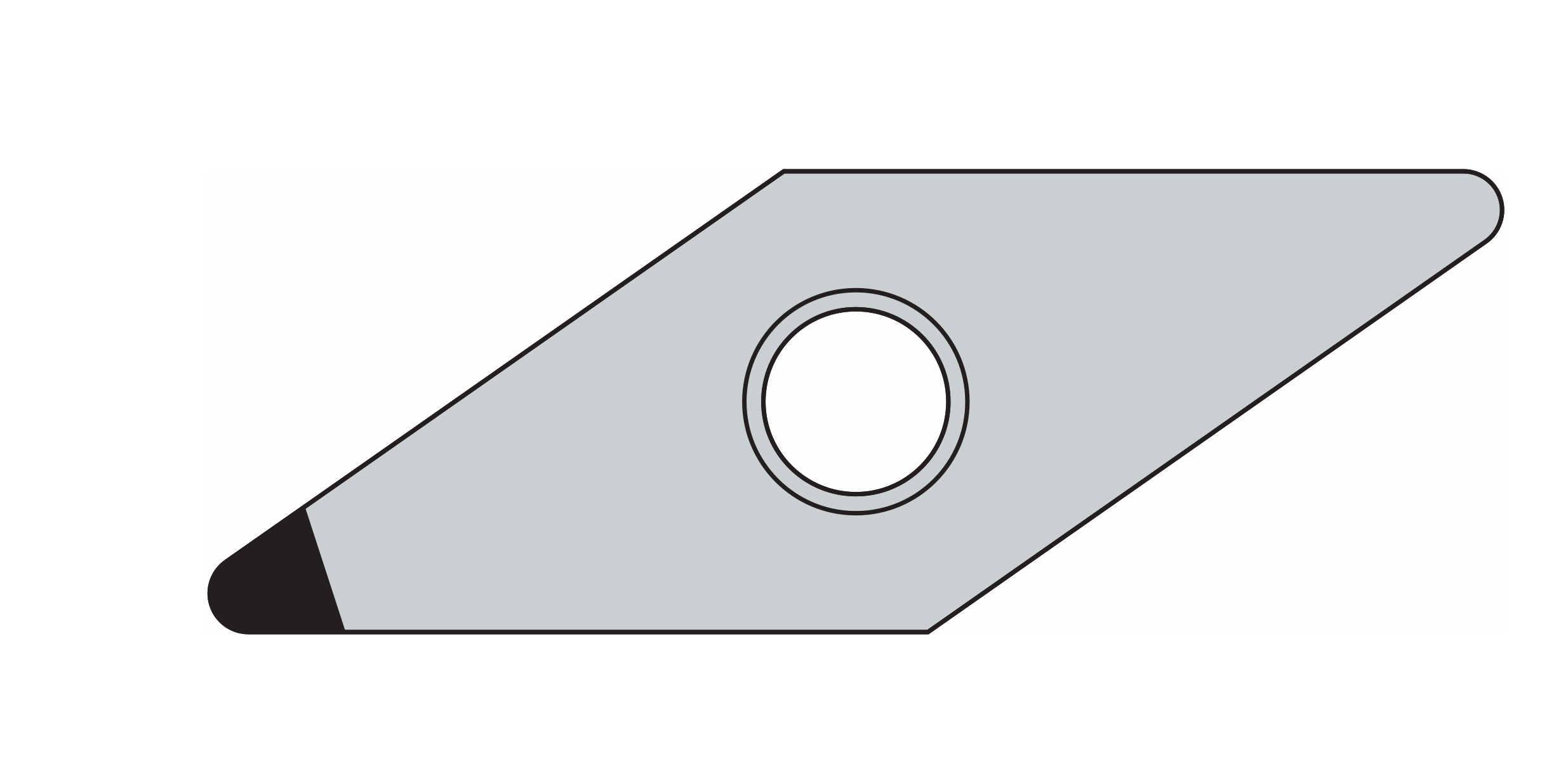 Токарная пластина с алмазной вставкой Nikko Tools VCGW160404 заказать