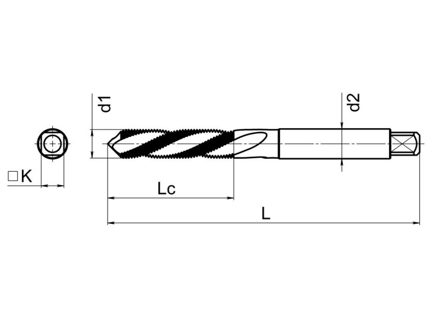 Метчик для глухих отверстий Wilson метрический с винтовыми канавками и покрытием TiCN-C, TiAIN заказать