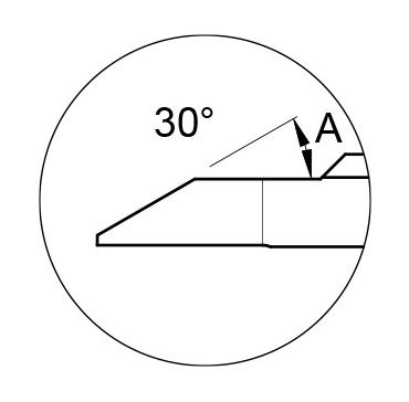Токарная пластина прямого точения Applitec 722-30° заказать