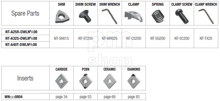 Державка токарная расточная Nikko Tools A-DWLNL заказать