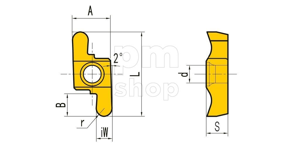 Пластина канавочная GEL200-100CR заказать