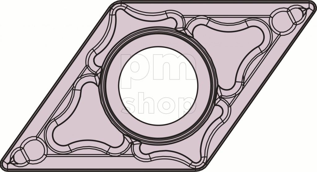 Токарная пластина Nikko Tools DCMT11T302-PFU заказать