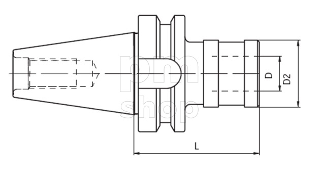 Патрон резьбонарезной Pagnoni MAS403 BT50 с компенсацией заказать