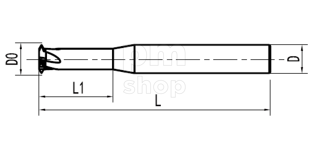 Резьбофреза твердосплавная DMT10100D26-60 DK110 заказать