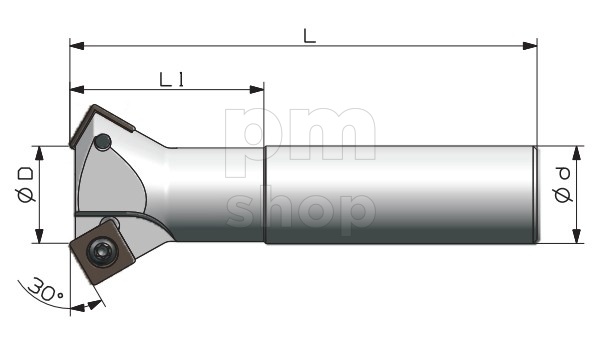 Фреза фасочная сборная с пластинами Sant ZC01 заказать