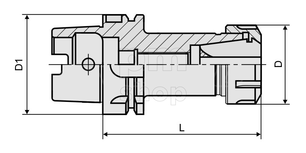 Патрон цанговый HSK100A-ER20-100 заказать