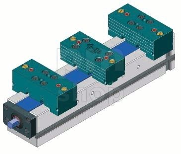 Тиски двойные для станка CUTTER система 150 заказать