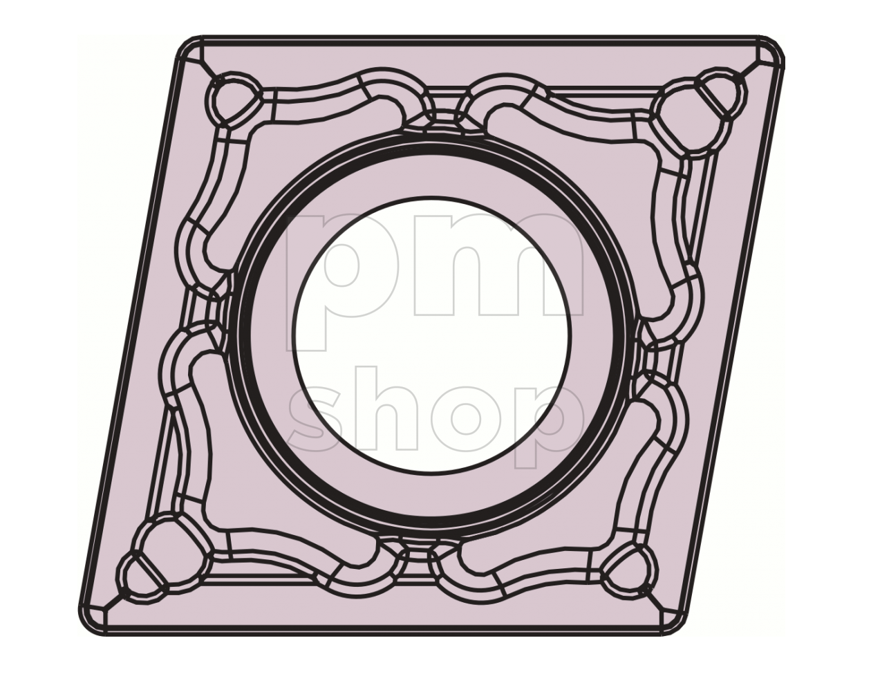 Токарная пластина Nikko Tools CCMT09T308-PFU заказать