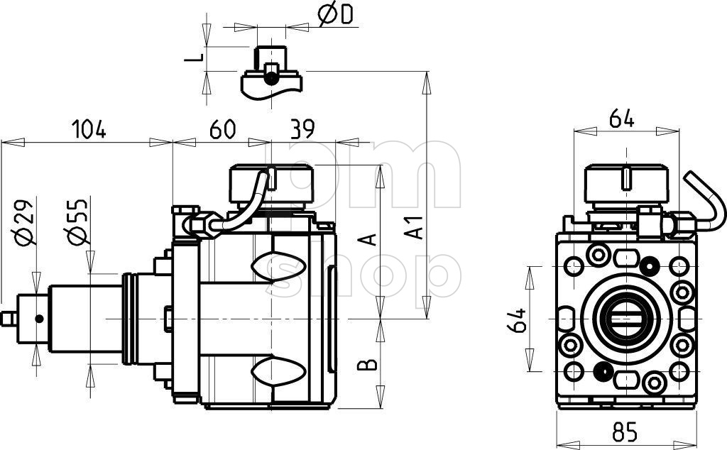 Головка радиальная сверлильно-фрезерная M.T. S.r.l. DWO0870225 заказать