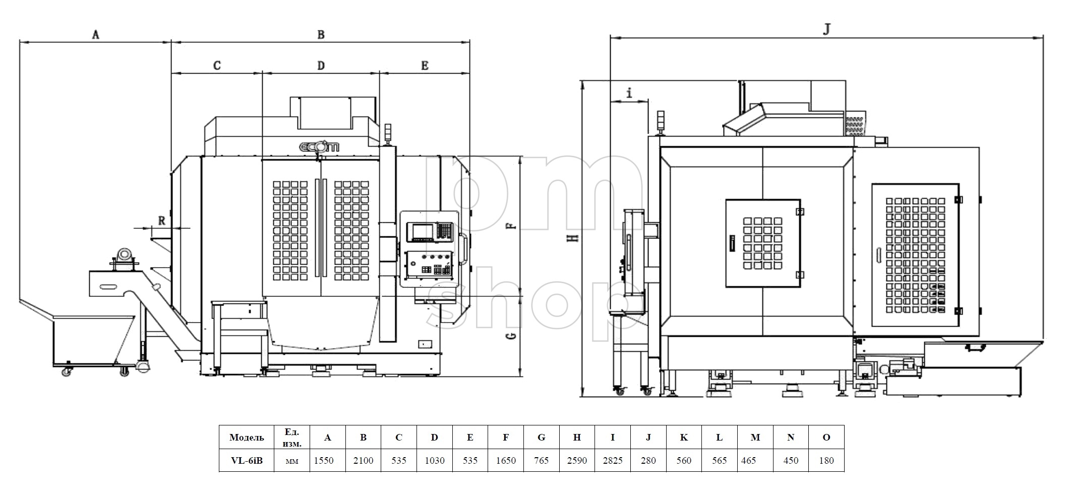 Фрезерный станок с ЧПУ FANUC 0iMF VL-6i заказать