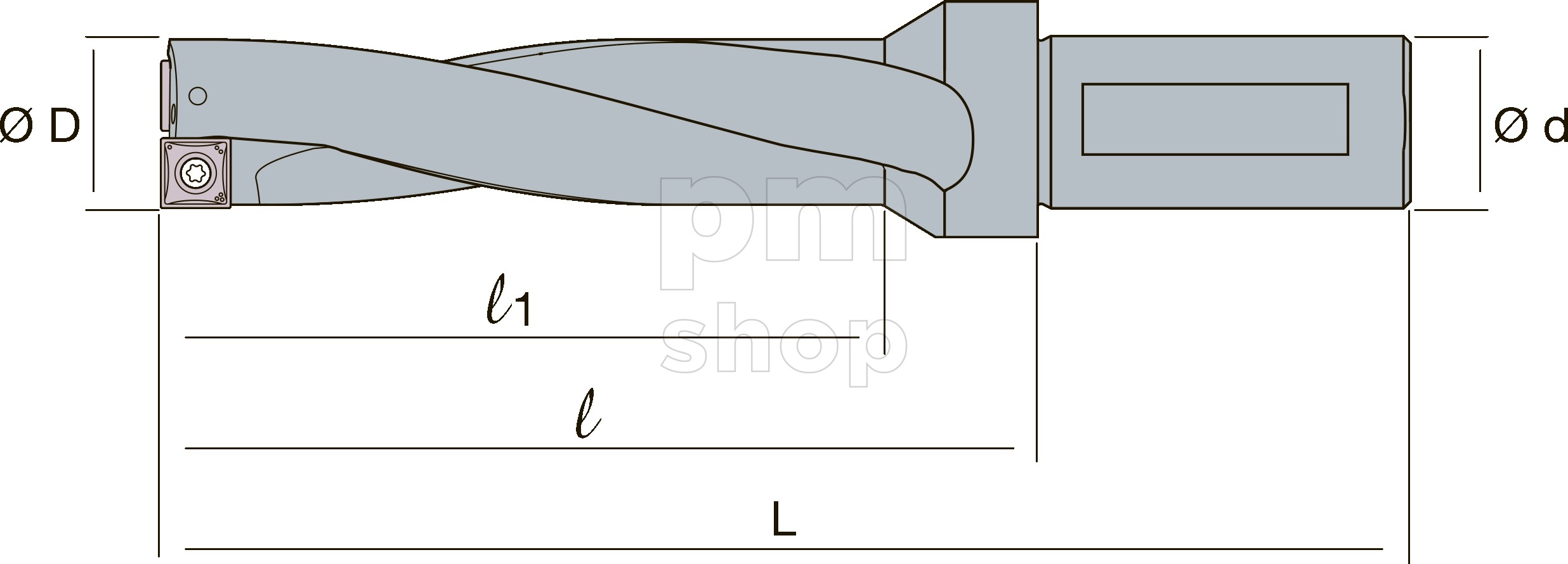 Корпусное сверло Nikko Tools NT-DRS-4D заказать