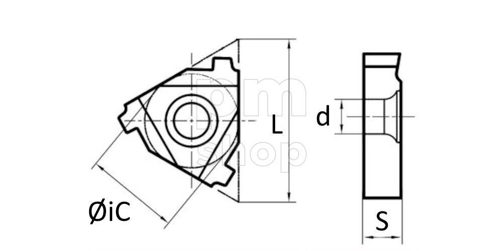 Пластина резьбовая 22ER-5BUT75-DM215 заказать