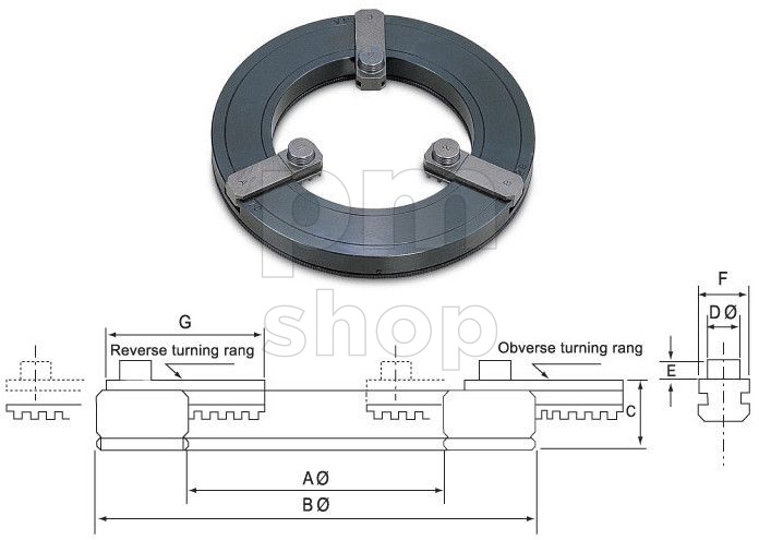 Приспособление для расточки кулачков TL-160 для патронов 8'' 10'' 12'' заказать