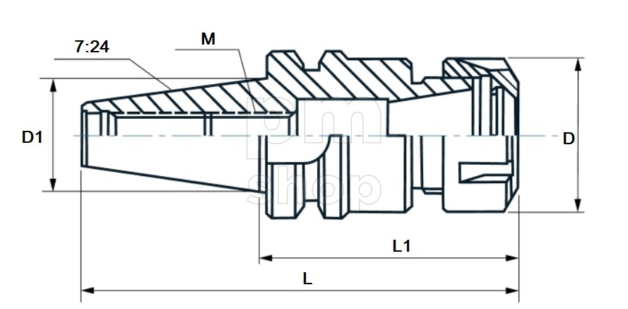 Патрон цанговый BT50-ER32 заказать