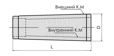 Втулка переходная MTB2-MTB1 заказать