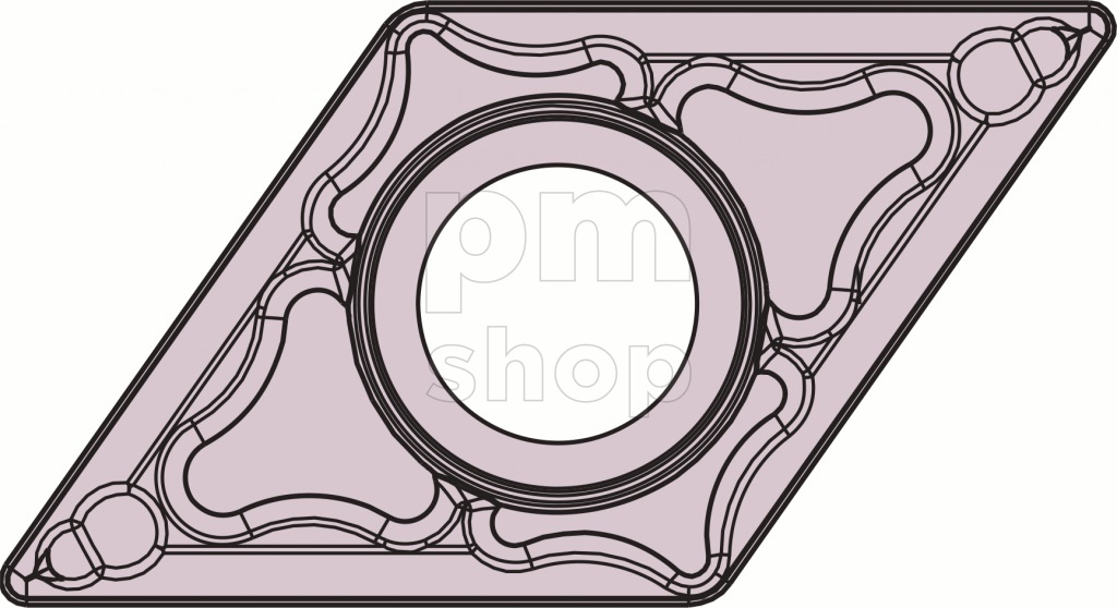 Токарная пластина Nikko Tools DCMT070204-PFU заказать