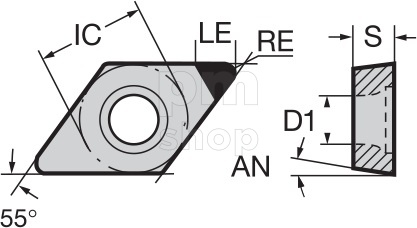 Токарная пластина Nikko Tools DCGT11T308 заказать