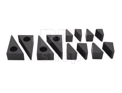 Набор прижимов со шпильками M12 для фрезерного стола с пазом 14 мм, 58 предметов, кейс заказать