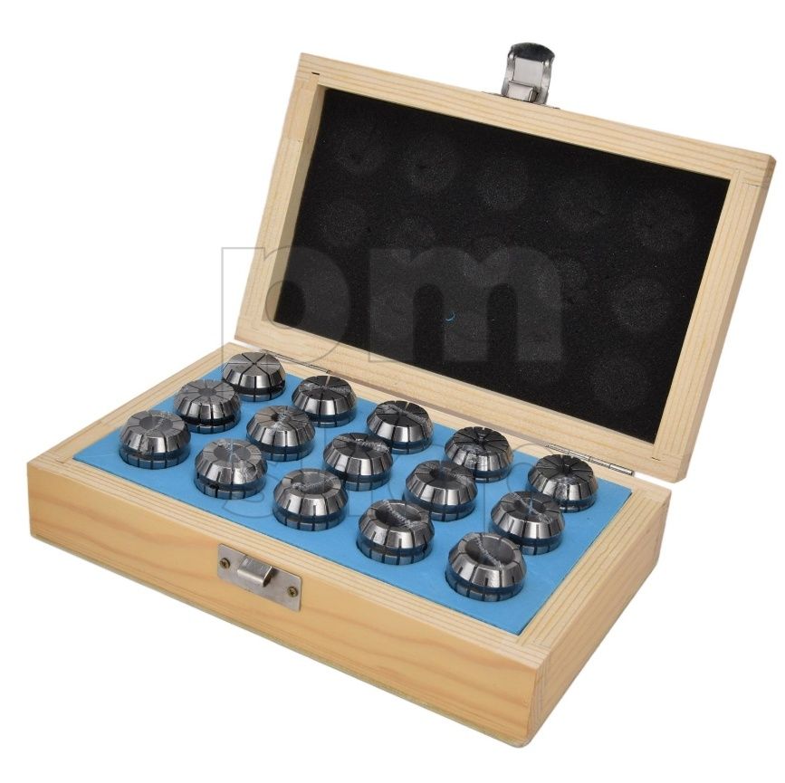 Набор цанг OLICNC ER40 - 15 шт. в деревянном кейсе заказать