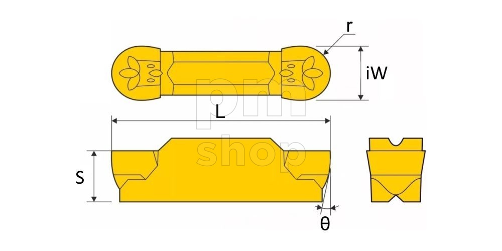 Пластина отрезная канавочная QPMB3015-RM-HS7125 заказать