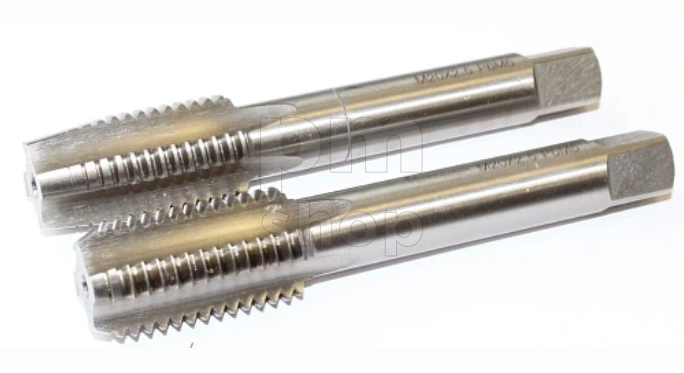 Комплект метчиков М25х1.5 из 2-х шт, Р6М5, без покрытия, прямая стружечная канавка заказать