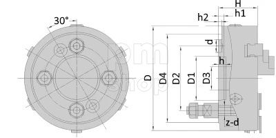 Токарный патрон K11-200C6 заказать