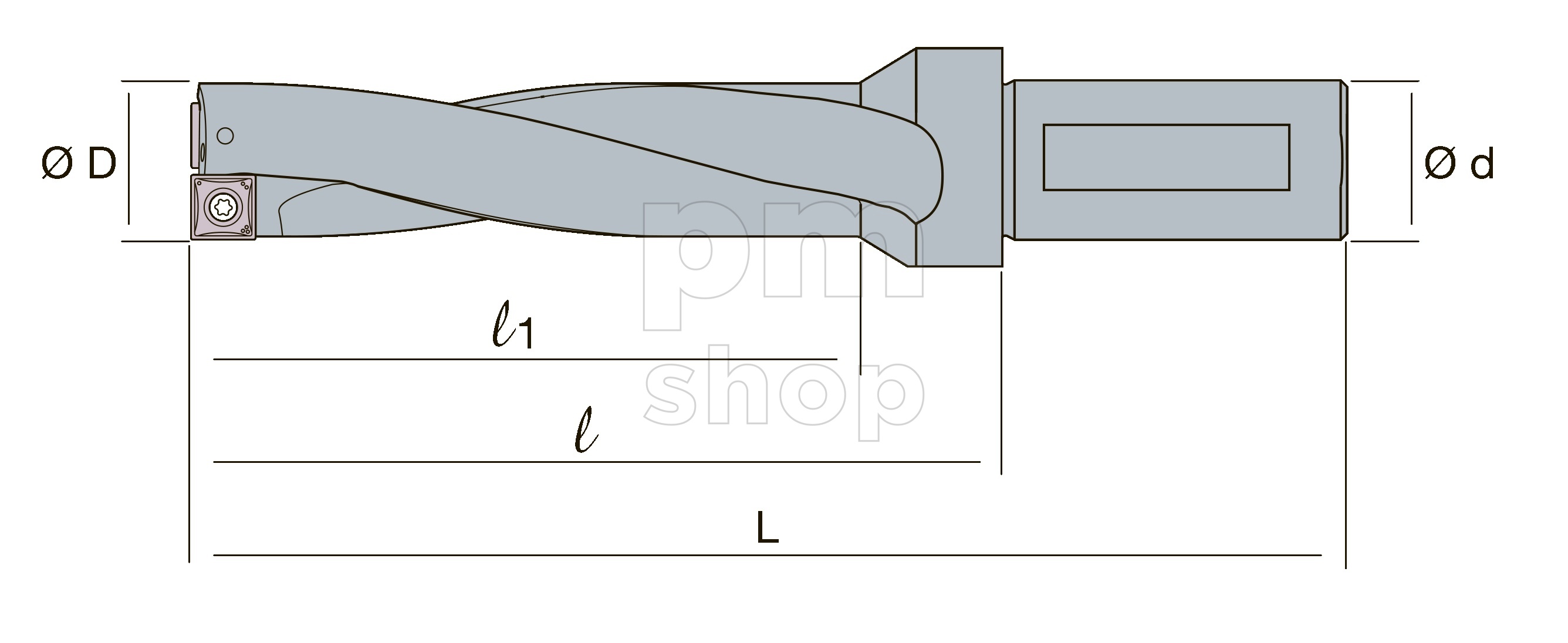 Корпусное сверло Nikko Tools NT-DRS-2D заказать