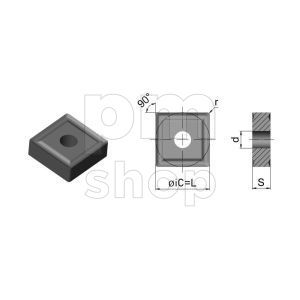 Пластина токарная для точения SNMG120408-GM-HR8225  заказать