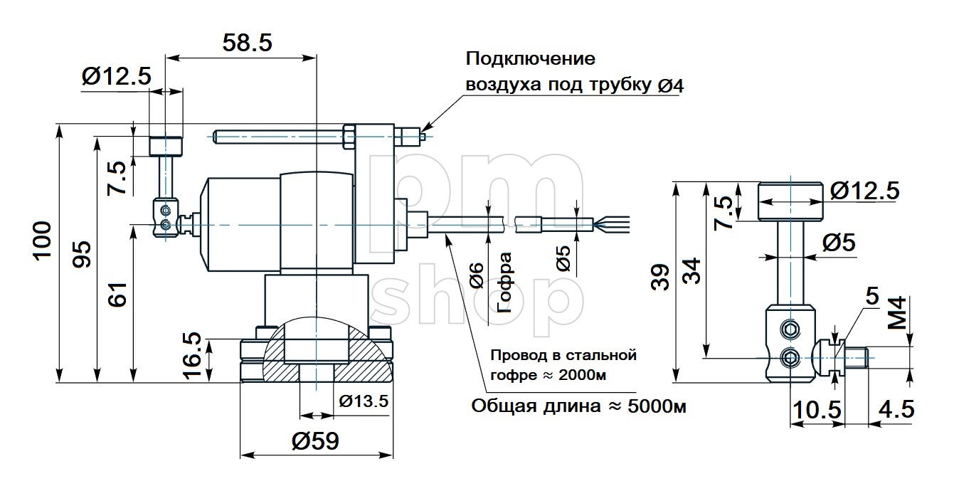 Контактный датчик коррекции длины режущего инструмента WENTAO WT-12.7 заказать