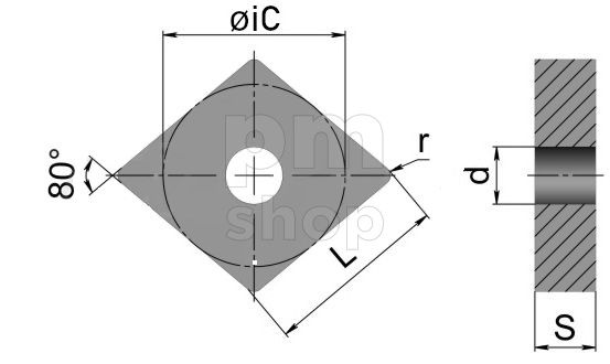 Пластина токарная для точения CNMM160616-GZ-HR8115 заказать