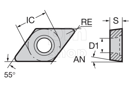 Токарная пластина Nikko Tools DCGW11T304 заказать