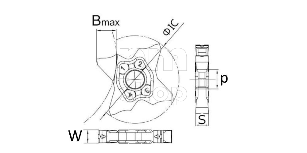 Пластина отрезная канавочная TDG27-150-0.2-DM215 заказать