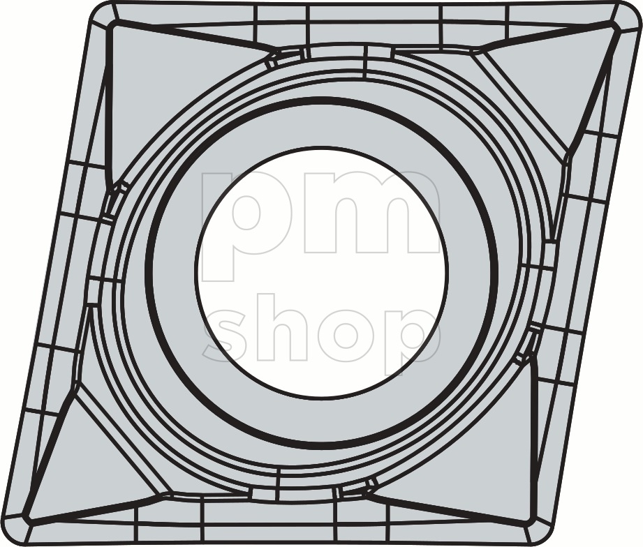 Токарная пластина Nikko Tools CCGX120404-PMN заказать