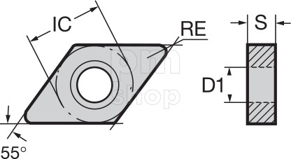 Токарная пластина Nikko Tools DNGA150608-CC заказать