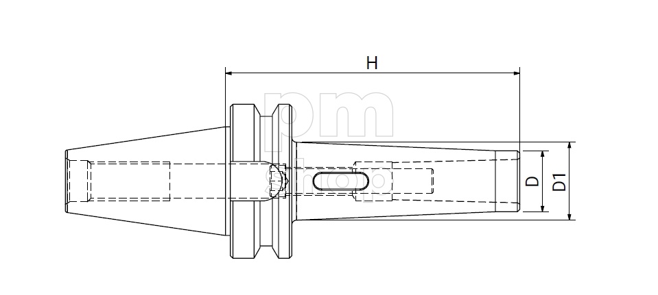 Оправки для сверл с конусом Морзе Pagnoni BT50-CM4 заказать