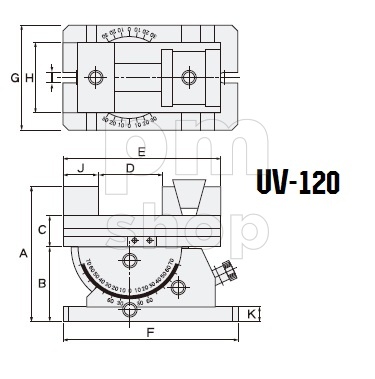 Тиски прецизионные для станка Homge UV заказать