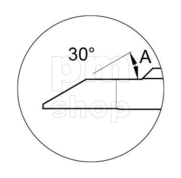 Токарная пластина прямого точения Applitec 722-30° заказать