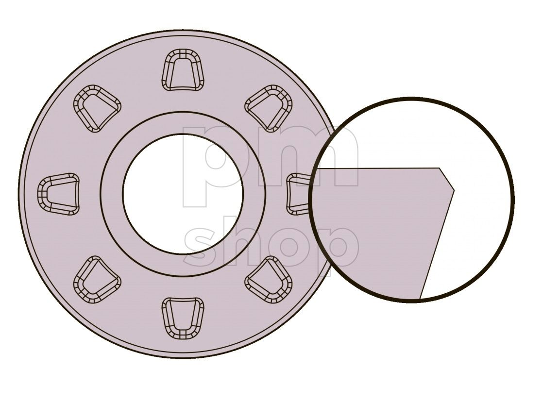Фрезерная пластина Nikko Tools RDEW12T3M0-TE-D8 заказать