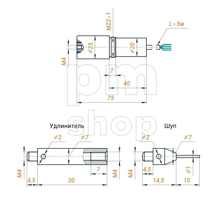 Датчик-центроискатель детали WENTAO T-25 заказать