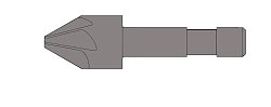 Зенковка HSS с цилиндрическим хвостовиком StimZet 221627-120° заказать
