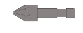 Зенковка HSS с цилиндрическим хвостовиком StimZet 221627-60° заказать