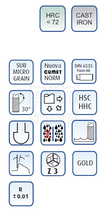 Фреза полусферическая Nuova C.U.M.E.T. 300NRJ заказать